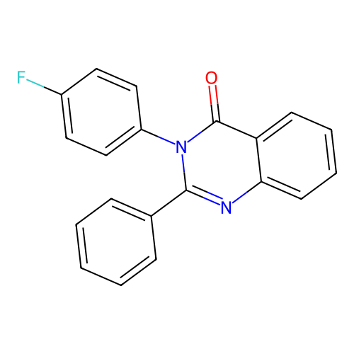 3-(4-fluorophenyl)-2-phenylquinazolin-4(3H)-one structure
