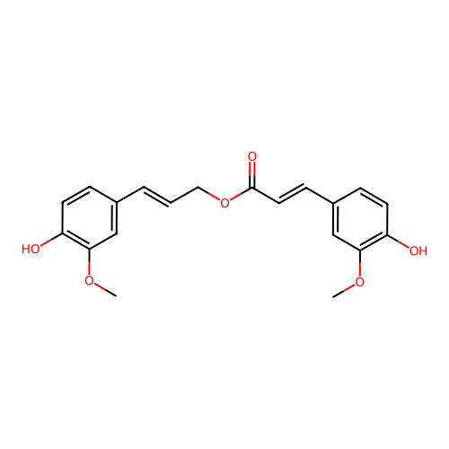 Coniferyl ferulate structure