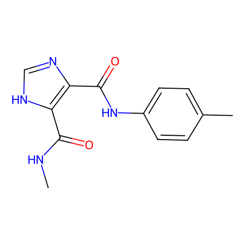 1H-Imidazole-4,5-dicarboxylic acid 5-methylamide 4-p-tolylamide structure