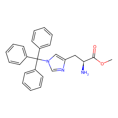 H-His(Trt)-OMe structure