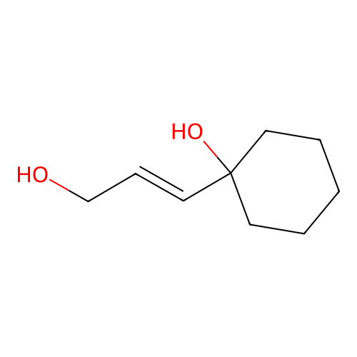 1-[(E)-3-hydroxyprop-1-enyl]cyclohexan-1-ol structure