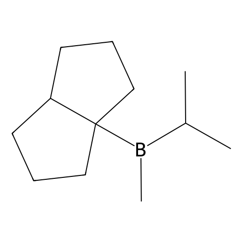 2,3,4,5,6,6a-hexahydro-1H-pentalen-3a-yl-methyl-propan-2-ylborane structure