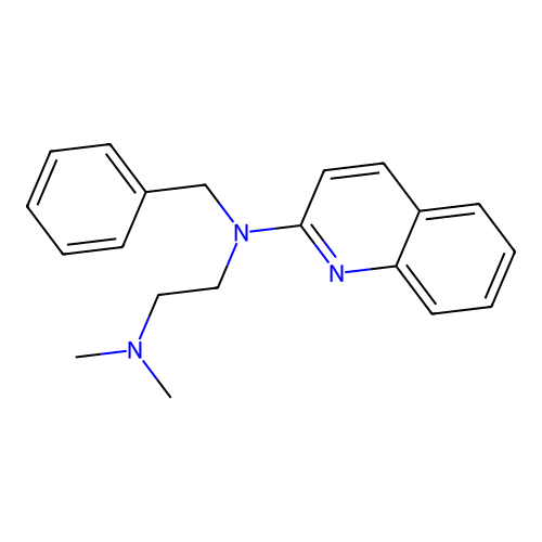 N-Benzyl-N',N'-dimethyl-N-(2-quinolinyl)-1,2-ethanediamine structure