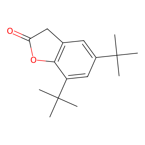 5,7-di-tert-butyl-3H-benzofuran-2-one structure