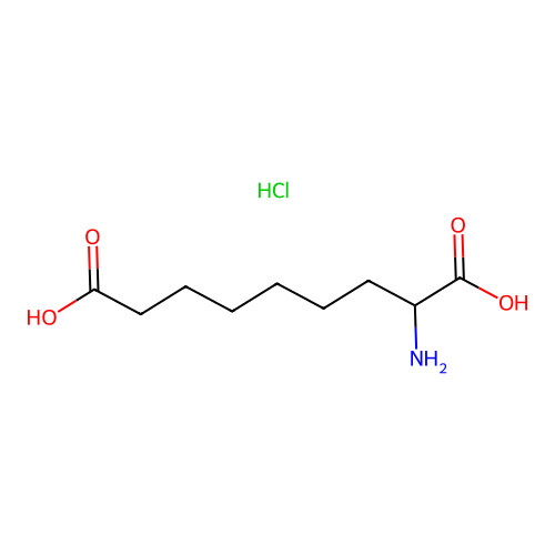 2-Aminononane-1,9-dioic acid hydrochloride structure