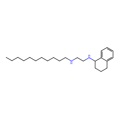 1,2-Ethanediamine, N-(1,2,3,4-tetrahydro-1-naphthalenyl)-N'-undecyl- structure