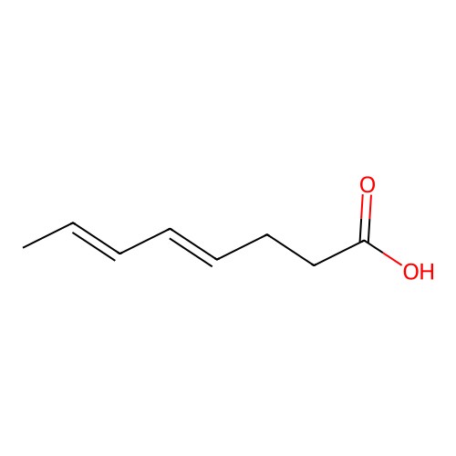 4,6-辛二烯酸 structure