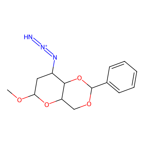 imino-[(4-methoxy-9-phenyl-5,8,10-trioxabicyclo[4.4.0]dec-2-yl)imino]azanium structure