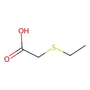 乙硫基乙酸 structure