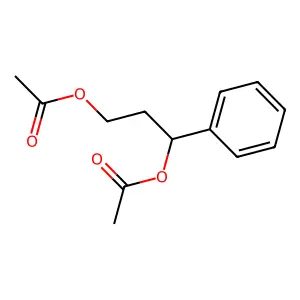 1,3-Propanediol, 1-phenyl-, 1,3-diacetate structure