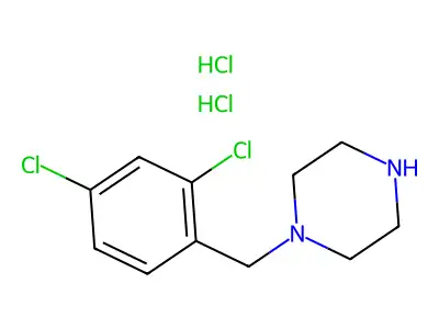 1-(2,4-Dichlorobenzyl)piperazine structure