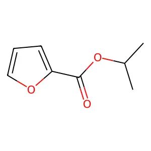 Isopropyl 2-furoate structure
