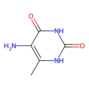 5-Amino-6-methylpyrimidine-2,4-diol structure