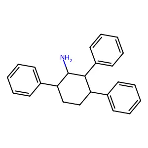 2,3,6-Triphenylcyclohexan-1-amine structure