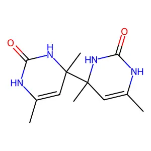 4-(4,6-dimethyl-2-oxo-1,3-dihydropyrimidin-4-yl)-4,6-dimethyl-1,3-dihydropyrimidin-2-one structure