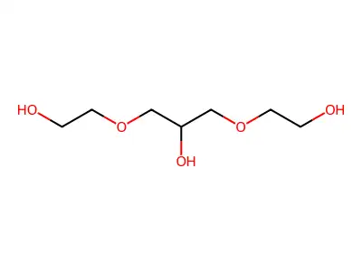 1,3-Bis(2-hydroxyethoxy)-2-propanol structure