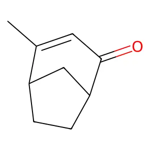 4-Methylbicyclo(3.2.1)oct-3-en-2-one structure