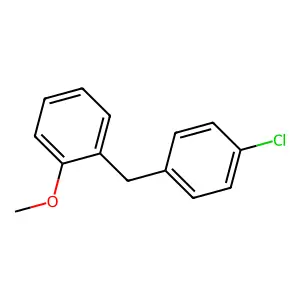 Benzene, 1-[(4-chlorophenyl)methyl]-2-methoxy- structure
