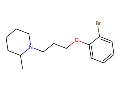 1-(3-(2-Bromophenoxy)propyl)-2-methylpiperidine structure
