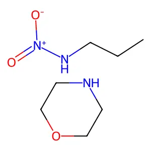 morpholine,N-propylnitramide structure