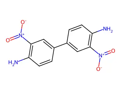 3,3'-Dinitrobenzidine structure