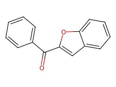 2-Benzoylbenzofuran structure