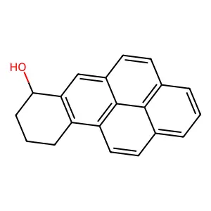 7-Hydroxy-7,8,9,10-tetrahydrobenzo(a)pyrene structure