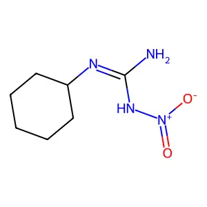2-Cyclohexyl-1-nitroguanidine structure
