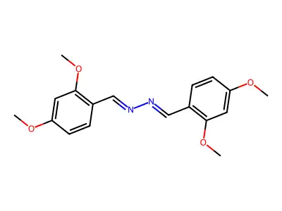 1-(2,4-dimethoxyphenyl)-N-[(2,4-dimethoxyphenyl)methylideneamino]methanimine structure