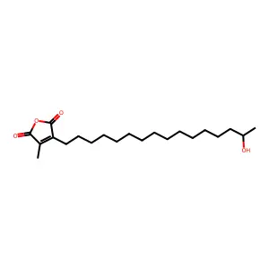 3-(15-Hydroxyhexadecyl)-4-methylfuran-2,5-dione structure