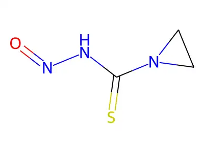 N-Nitroso-1-aziridinecarbothioamide structure