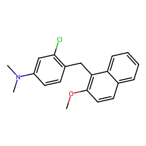 1-(2-Chlorophenyl)-2-(dioctylamino)ethanol structure