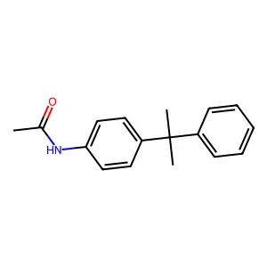 N-[4-(2-苯基丙-2-基)苯基]乙酰胺 structure