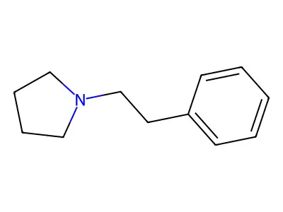1-(2-Phenylethyl)pyrrolidine structure