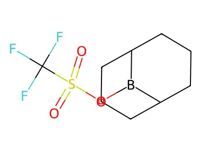 9-Borabicyclo[3.3.1]nonan-9-yl trifluoromethanesulfonate structure