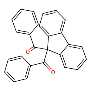 (9H-Fluorene-9,9-diyl)bis(phenylmethanone) structure