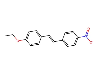 Benzene, 1-ethoxy-4-[2-(4-nitrophenyl)ethenyl]- structure