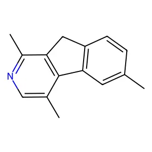 1,4,6-Trimethyl-9H-indeno[2,1-c]pyridine structure