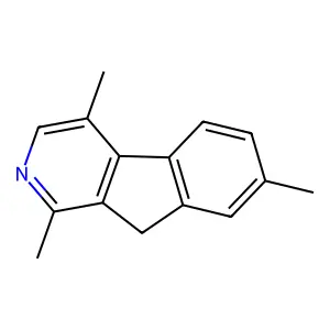 1,4,7-Trimethyl-9H-indeno[2,1-c]pyridine structure