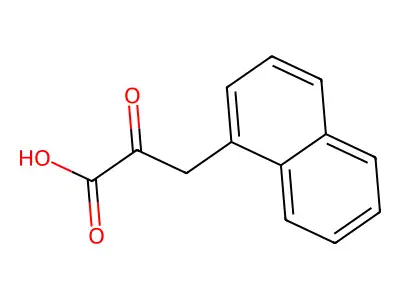 3-(Naphthalen-1-yl)-2-oxopropanoic acid structure
