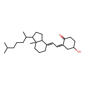 19-Nor-10-ketovitamin D3 structure