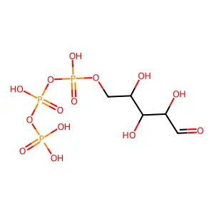 Ribose-5-triphosphate structure