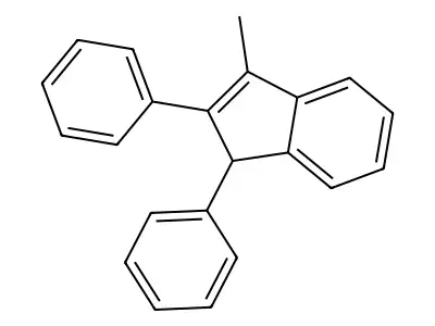 3-Methyl-1,2-diphenyl-1H-indene structure