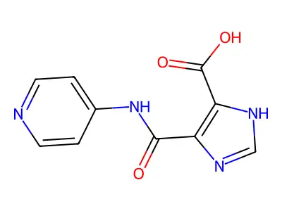 5-(Pyridin-4-ylcarbamoyl)-3H-imidazole-4-carboxylic acid structure