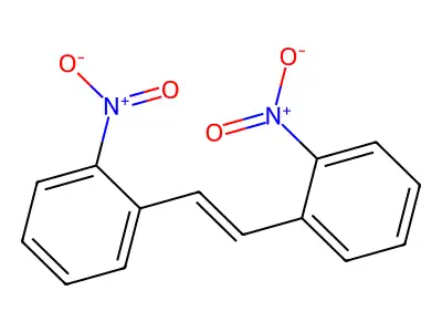 Benzene, 1,1'-(1,2-ethenediyl)bis(2-nitro- structure