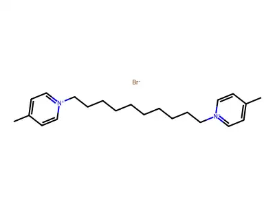 4-methyl-1-[10-(4-methylpiperidin-1-yl)decyl]-2H-pyridine structure