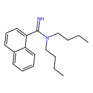 N,N-二丁基萘-1-甲脒 structure