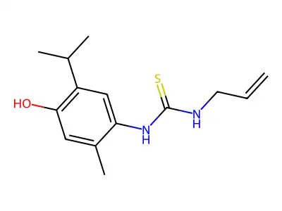 1-(4-Hydroxy-2-methyl-5-propan-2-ylphenyl)-3-prop-2-enylthiourea structure