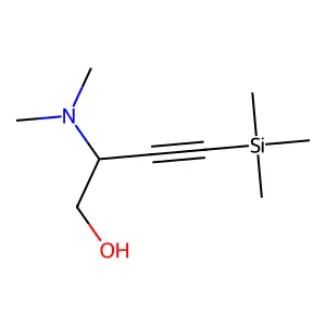 2-(Dimethylamino)-4-(trimethylsilyl)but-3-yn-1-ol structure