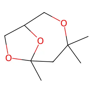 4,4,6-Trimethyl-3,7,9-trioxabicyclo[4.2.1]nonane structure